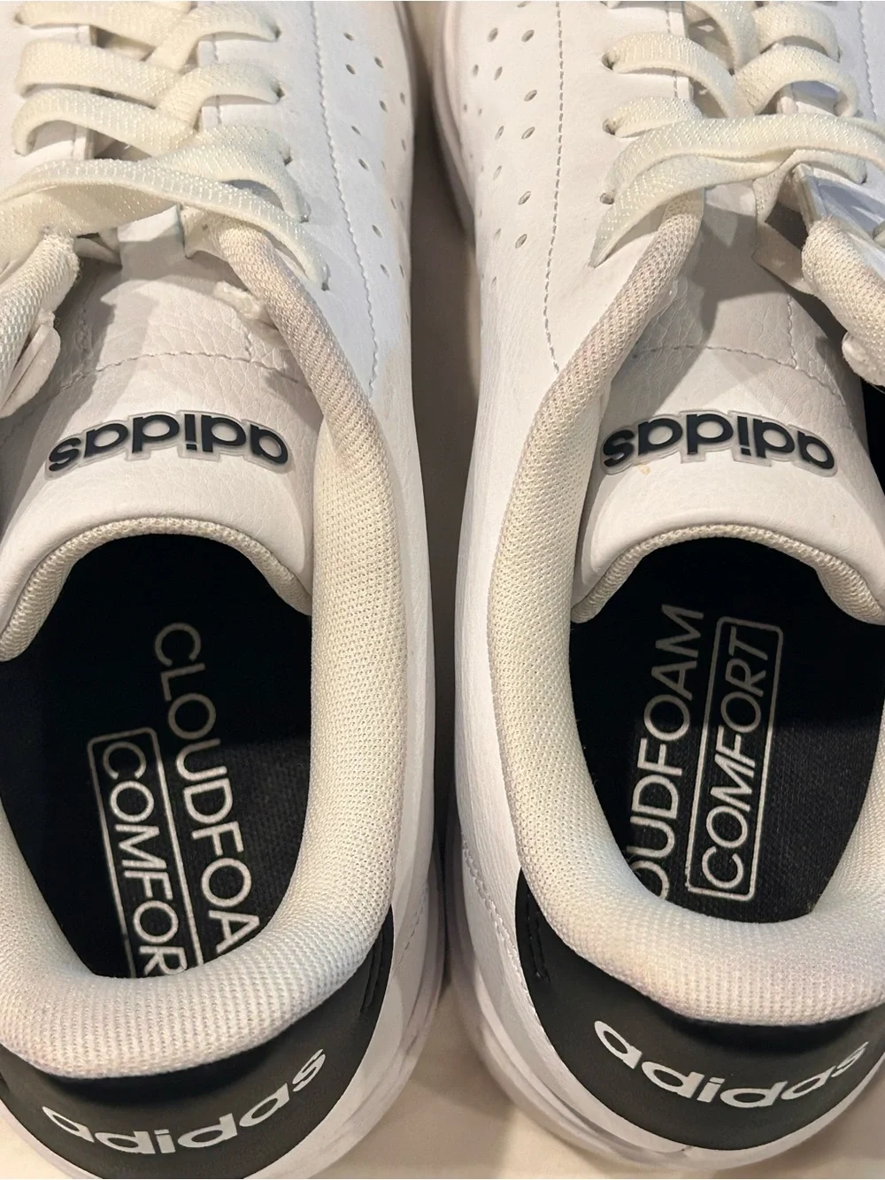 adidas clean white